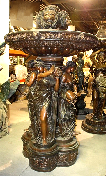 Bronze Fountain with Pool